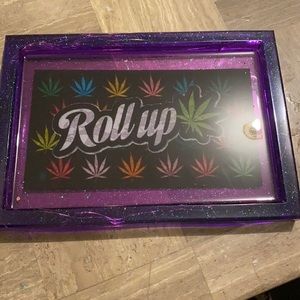 Rolling trays with lights
